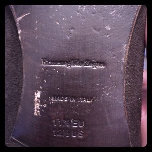 Ermenegildo Zenga brown suede shoes